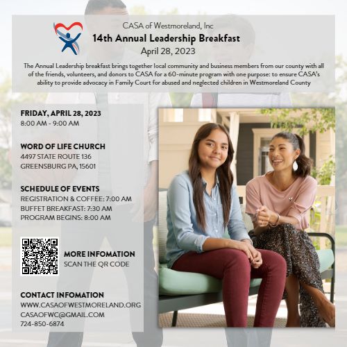 CASA of Westmoreland, Inc 14th Annual Leadership Breakfast